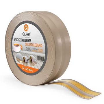Listwa przypodłogowa samoprzylepna PCV 32x23mm Beż