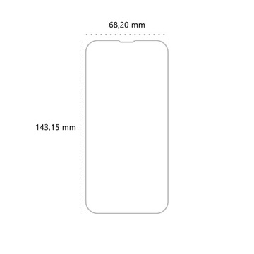 Закаленное стекло 9H BananShield для Apple iPhone 13