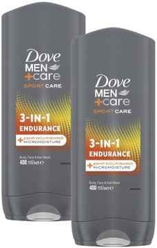 DOVE Men+Care żel pod prysznic dla mężczyzn Sport Care 2x400 ml