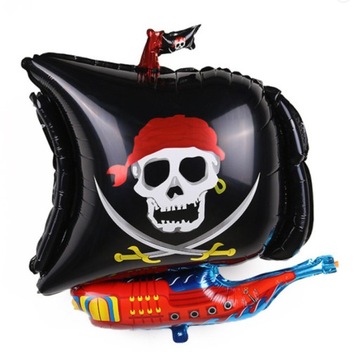 BALON FOLIOWY STATEK PIRACKI PIRACI GIGANT 68*55CM
