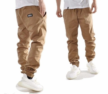 Spodnie L Bossline Casual Jogger karmel joggery