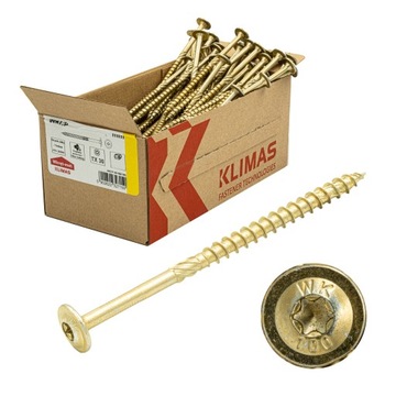 Wkręty ciesielskie do drewna 6x50 TORX 100 szt.