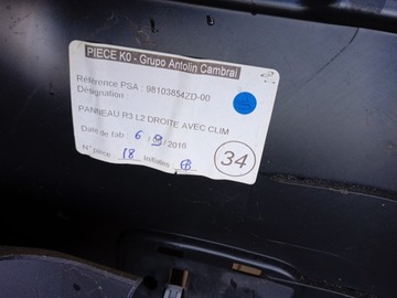 ОБИВКА БАГАЖНИКА BACON TRAVELER PROACE