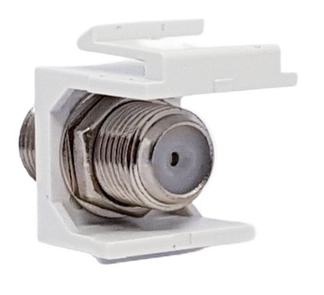 10x модуль KEYSTONE F-F WHITE, розетка, разъем