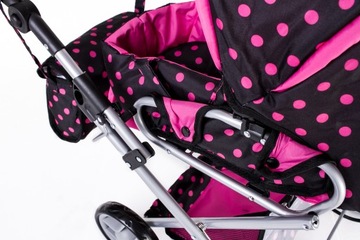 Zestaw DORIS wózek dla lalek gondola spacerówka torba z łóżeczkiem pościel