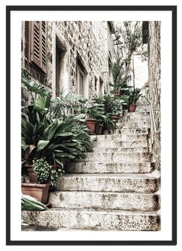 OBRAZ PLAKAT W RAMIE 53x73 cm Boho P2186