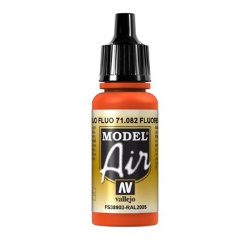 Vallejo Model Air 71.082 Fluo Red FS38903 17ml