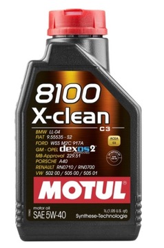 Motul 8100 X-CLEAN 5W40 1L