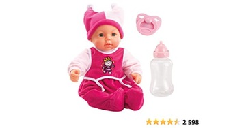 Lalka interaktywna Bayer Design Hello Baby 46 cm