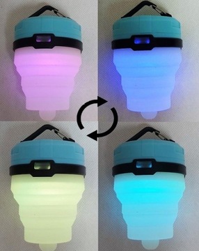 СКЛАДНОЙ КЕМПИНГОВЫЙ ФОНАРЬ ДЛЯ ПАЛАТКИ LED 5IN1 FLUO