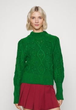 Sweter, wzór warkocza ONLY XL