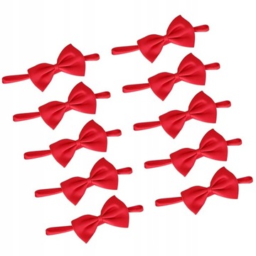 10 шт. Детские галстуки-бабочки для мальчиков и девочек на свадьбу и выпускной, галстуки-бабочки темно-синего цвета.