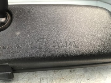HYUNDAI I30 II 2012-2016 ZRCÁTKO VNITŘNÍ OBYČEJNÉ ČERNÉ