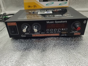 HI FI STEREO G30 ​​УСИЛИТЕЛЬ BLUETOOTH