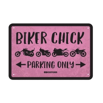 OXFORD BIKER CHICK TABLICZKA WARSZTATOWA GADŻET OX366 20x30cm