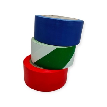 ПРЕДУПРЕЖДАЮЩАЯ ЛЕНТА ПВХ маркировочная Виниловый пол 50/33 СИНЯЯ