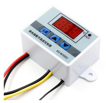 TERMOSTAT STEROWNIK REGULATOR ELEKTRONICZNY TEMPERATURY na 230V z sondą 1m