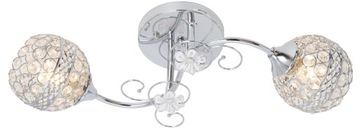 LAMPA SUFITOWA ŻYRANDOL PLAFON LED CHROM LAMPA