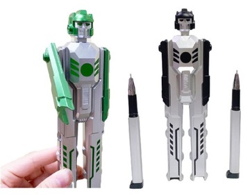 długopisy ROBOT dla chłopca dzieci TRANSFORMERS zestaw.2w1 cienkopisy