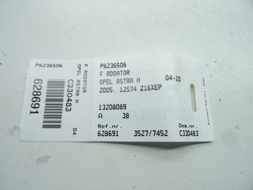 DISPLEJ HODINY AUTORÁDIO OPEL ASTRA H 13208089