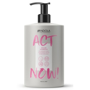 Indola Act Now! wegański szampon po koloryzacji 1L