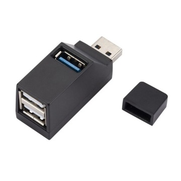 HUB Разветвитель USB 3.0 на 1x USB 3.0 + 2x USB 2.0