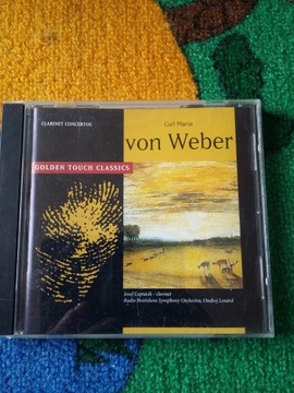 CARL MARIA VON WEBER KONCERTY NA KLARNET CD /K52