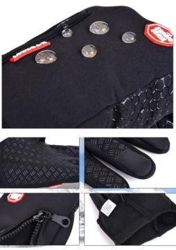 RĘKAWICZKI DO BIEGANIA ZIMOWE NA ROWER + CZAPKA