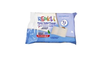 Renkli papier toaletowy mokry nawilżany