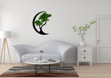 КАРТИНА БОНСАЙ ДЕРЕВО ИЗ МХА ЖИВОЙ ПОДАРОК ​​ПОДАРОЧНОЕ УКРАШЕНИЕ