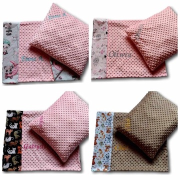 Комплект постельного белья для детского сада с именем, именем, вышивкой, одеяло, подушка