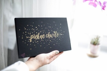 КРАСИВЫЕ МОМЕНТЫ черный ящик для фотографий 15х21 15х23 Упаковка