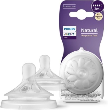 Avent Natural for Natural Response бутылочка 3м+ 2 шт. № 4