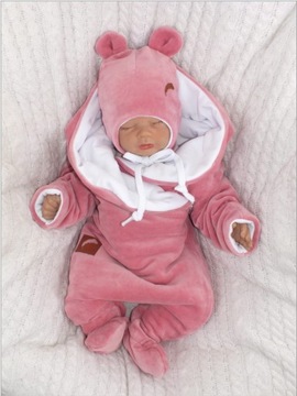 Зима в целом велюр Baby Pink 56