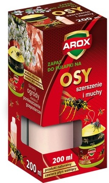 AROX pułapka na osy i szerszenie ZAPAS płyn wabi