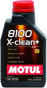 OLEJ SILNIKOWY 5W-30 1L 8100 X-CLEAN+ C3