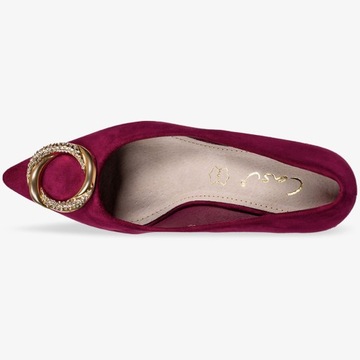 ТУФЛИ С МОДНЫМ ДЕКОРАТОМ, ОКОНЧАТЕЛЬНЫЙ КАБЛУК, ВЫСОКИЙ КАБЛУК НОВИНКА 37