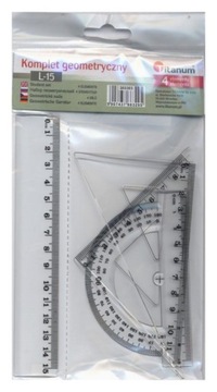 Komplet geometryczny 15cm 4 elementowy