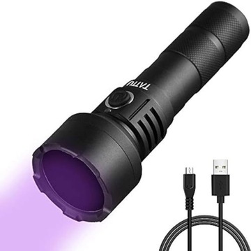 TATTU U2S latarka UV 365 nm ZWB2 akumulator 18650