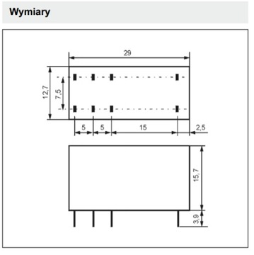 [1szt]Przekażnik RM84 Cewka 230Vac 2styki 8A przeł