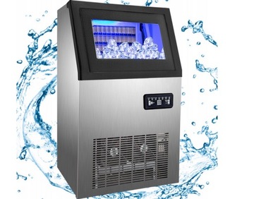 Льдогенератор VEVOR 50 кг ЖК-панель управления