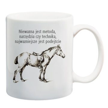 KUBEK dla MIŁOŚNIKÓW KONI KOŃ cytat konik