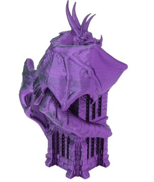 Дракон на башне - башня для кубиков - FatesEnd Wyvern Dice Tower перевернутый цвет
