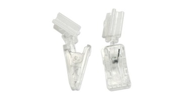 Зажимы для карнизов на алюминиевую рейку, 10 шт, белые зажимы для карнизов