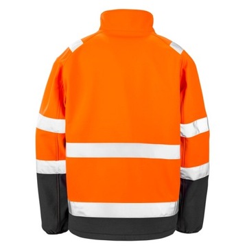 Рабочая куртка со светоотражателем Softshell оранжевая 2XL