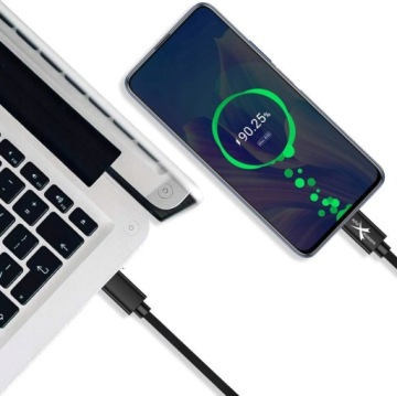 Прочный кабель USB-C 1 м USB-C Type-C TypeC 100 см черный