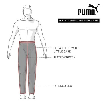 Spodnie dresowe męskie Puma Rebel Bold r.XXL szare