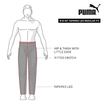 Spodnie dresowe męskie Puma Rebel Pants Block M