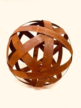 Декоративный шар в деревенском стиле 40 см - садовая терраса