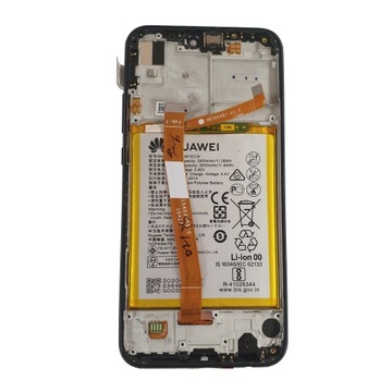 Oryginalny wyświetlacz LCD Dotyk Huawei P20 Lite Czarny 02351XTY + BAT